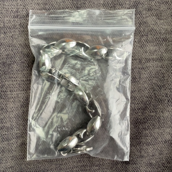 Silver stainless steel bracelet - Picture 4 of 4